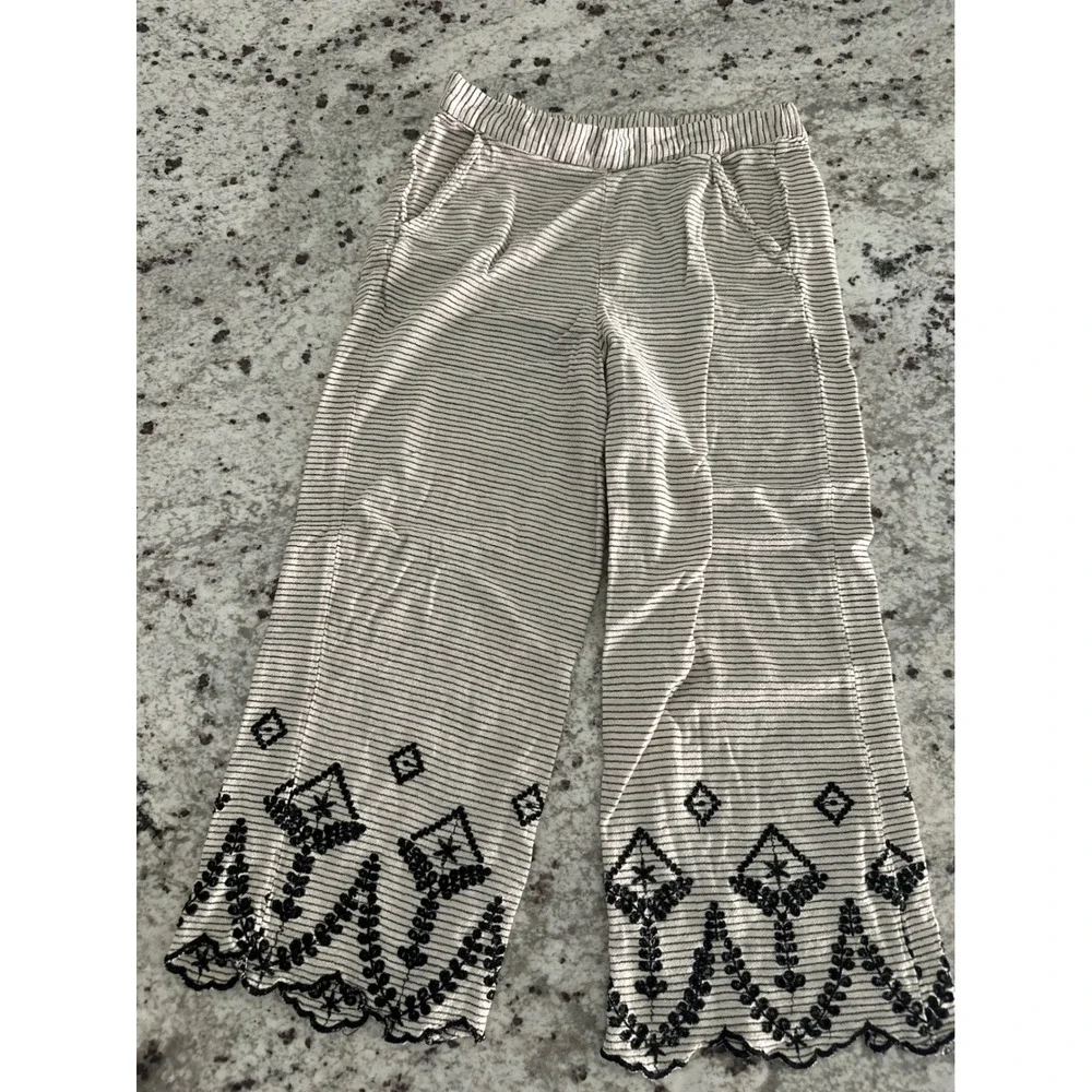 Zara girls stripe pants 11-12 yrs